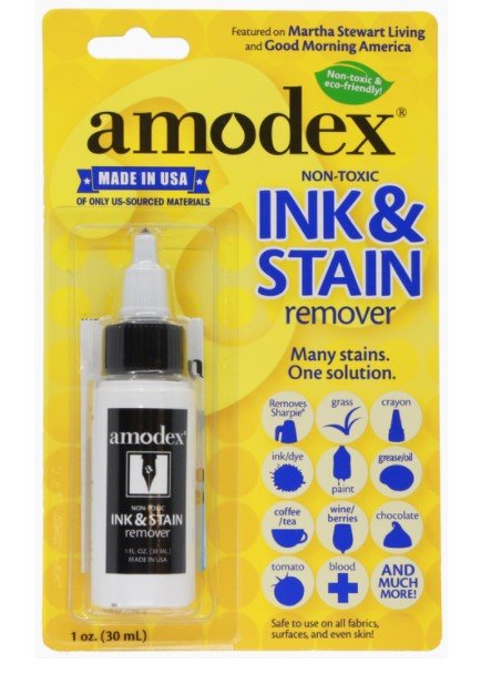 Amodex Ink and Stain Remover 4oz Bottle, For All Surfaces