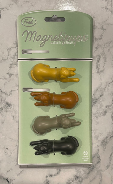 Magnetic Canine Companions: Set of Four Dog Ornaments - A-1 Vacuum