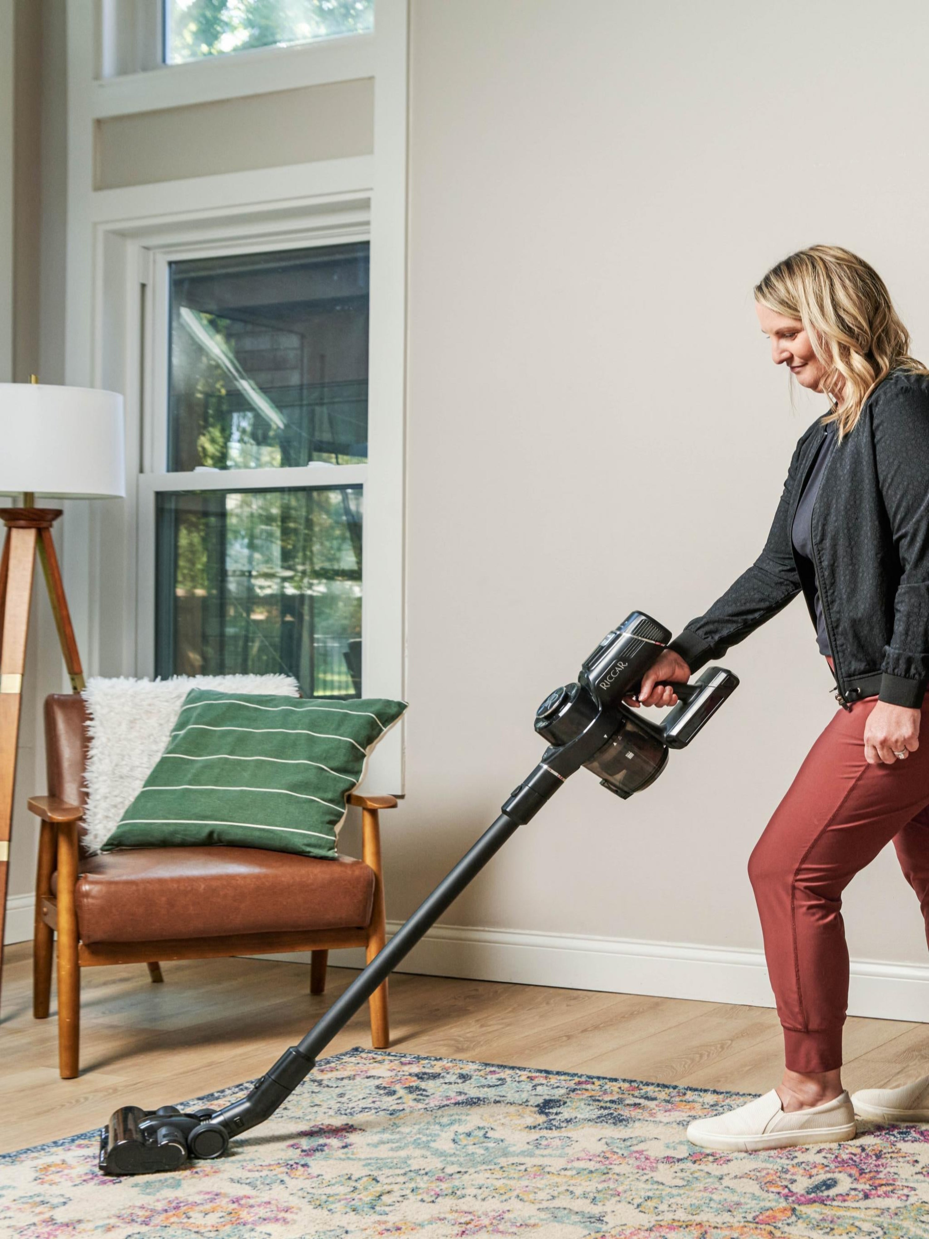 Riccar R65 Cordless Stick Vacuum | Smart Sensor, Dual HEPA, 40-Minute Runtime - A-1 Vacuum