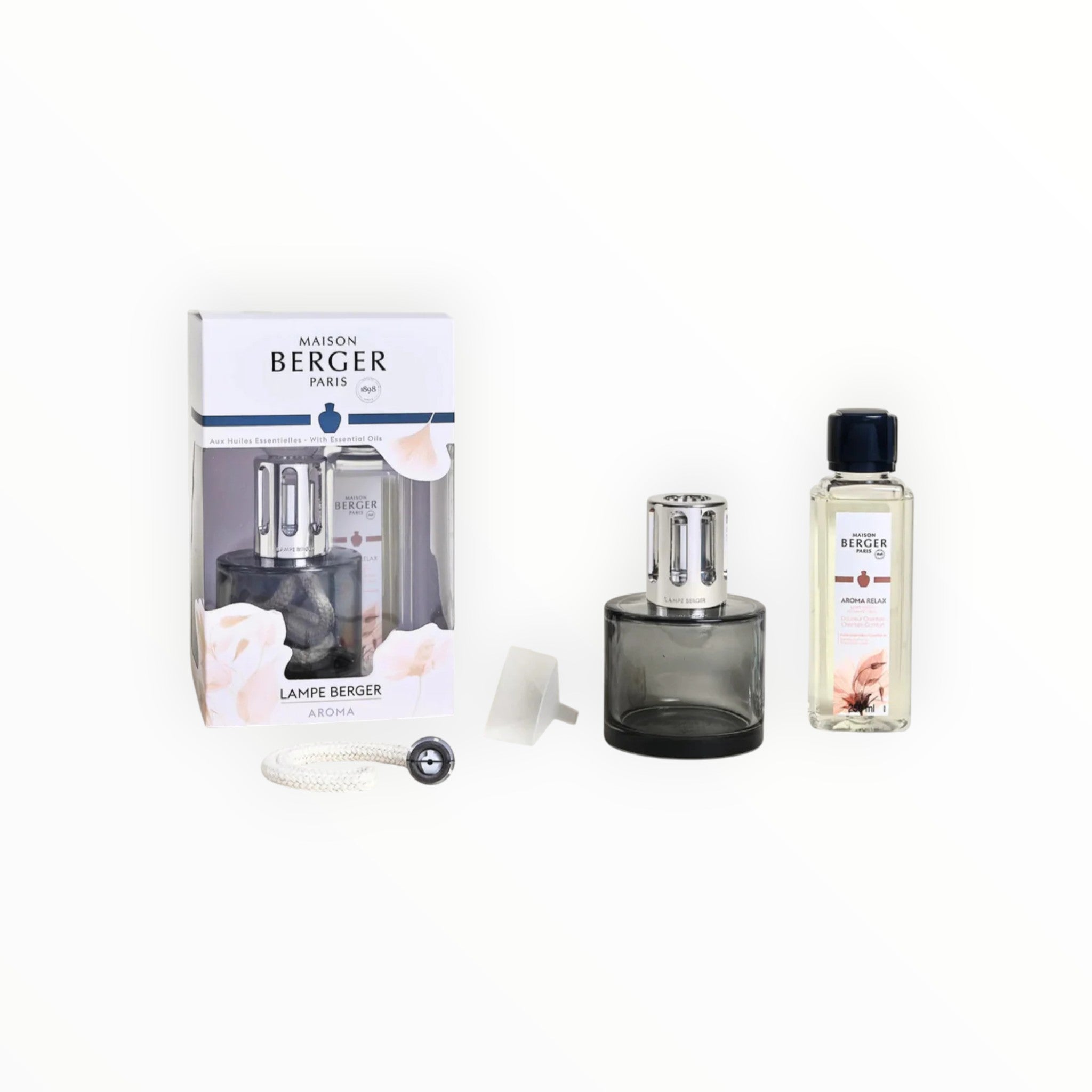 Maison-Berger Green Lamp with Aroma Relax Gift Set