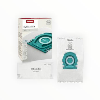 Miele TU HyClean Air Filter Bags | 4 pk | Part No. 12774420 - A-1 Vacuum