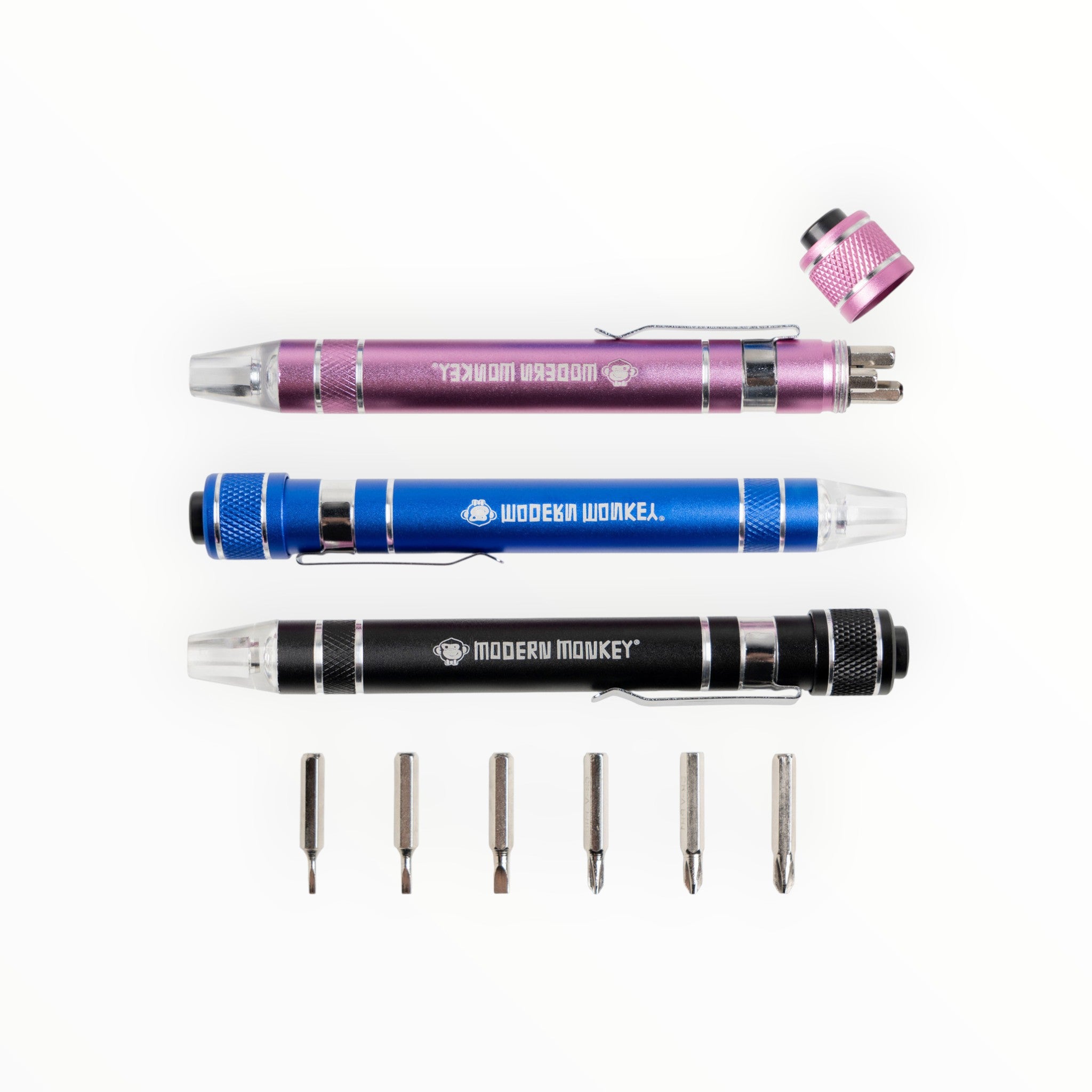 Screw’d Up 6‑in‑1 Mini LED Screwdriver| Handy, Magnetic, Bright