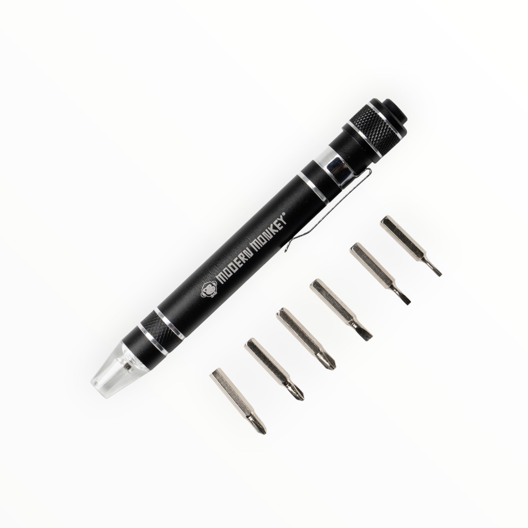 Screw’d Up 6‑in‑1 Mini LED Screwdriver| Handy, Magnetic, Bright