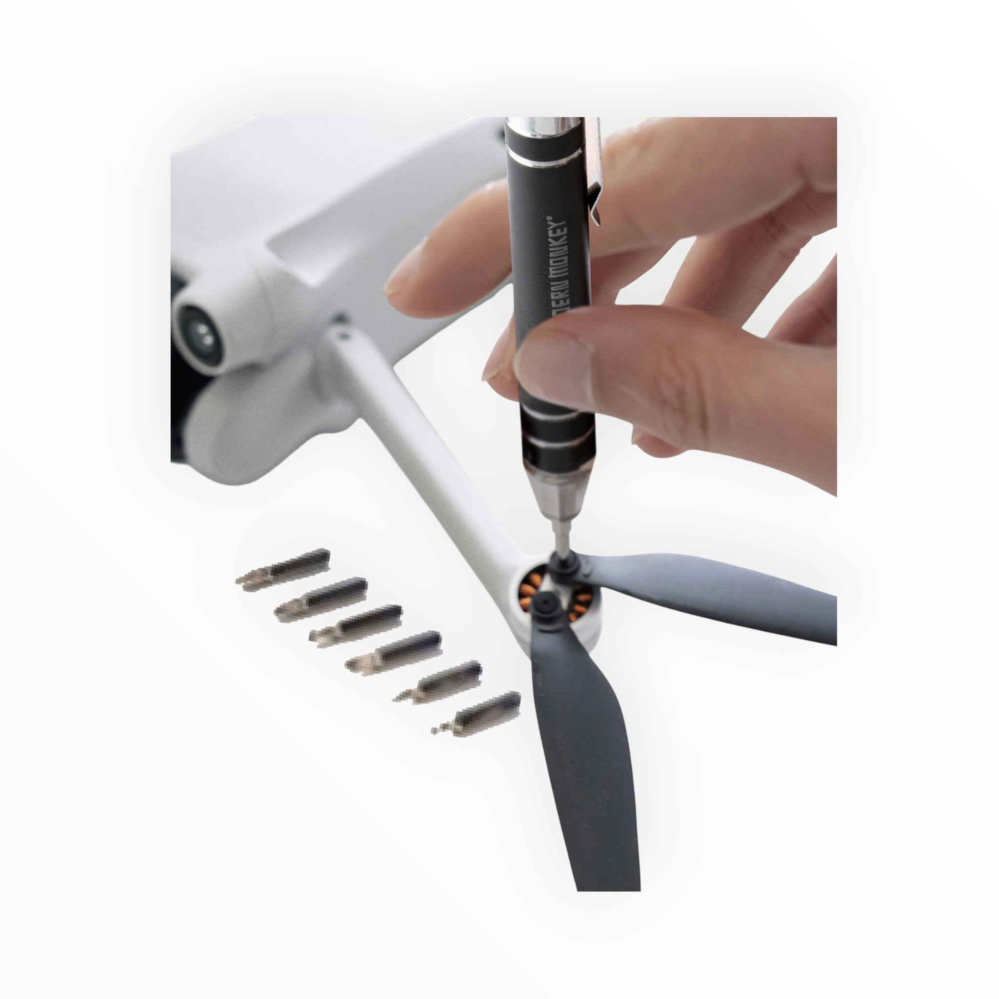 Screw’d Up 6‑in‑1 Mini LED Screwdriver| Handy, Magnetic, Bright