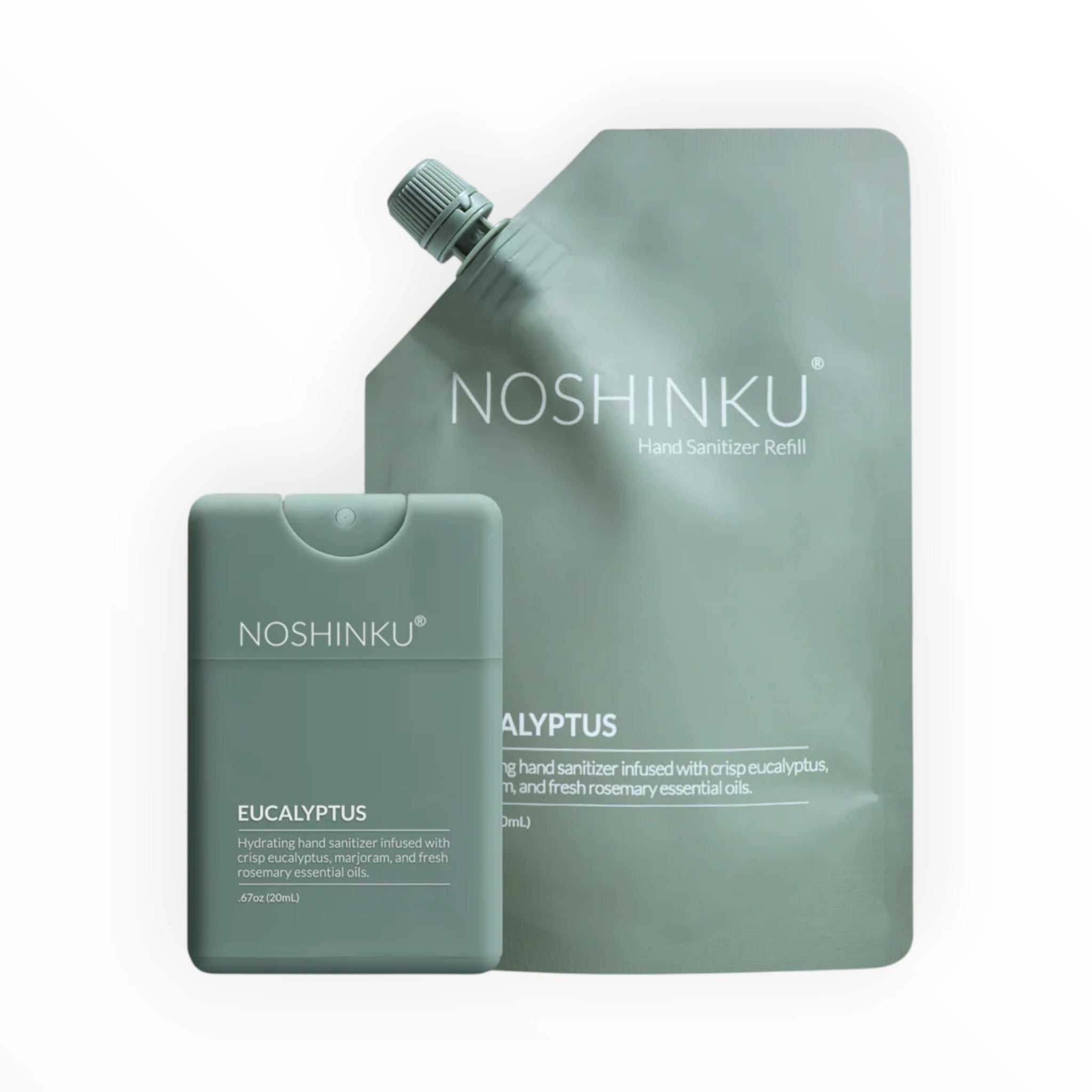 Noshinku Refillable Pocket Hand Sanitizer| Skincare‑Level Clean