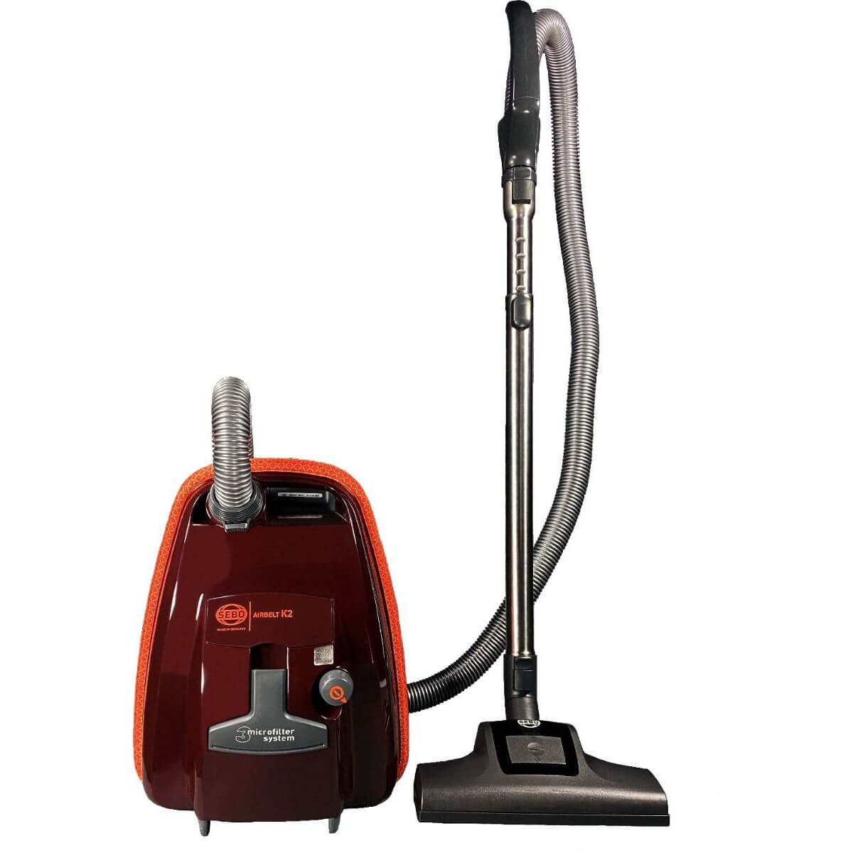 SEBO Airbelt K2 Turbo Canister Vacuum | Compact, Quiet, Powerful